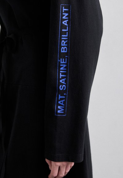 MM6 Maison Margiela Džersio suknelė - black