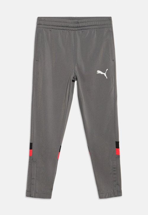 PUMA INDIVIDUALRISE UNISEX SET - Tracksuit - flat medium gray/ white/ ultra red — photo 3