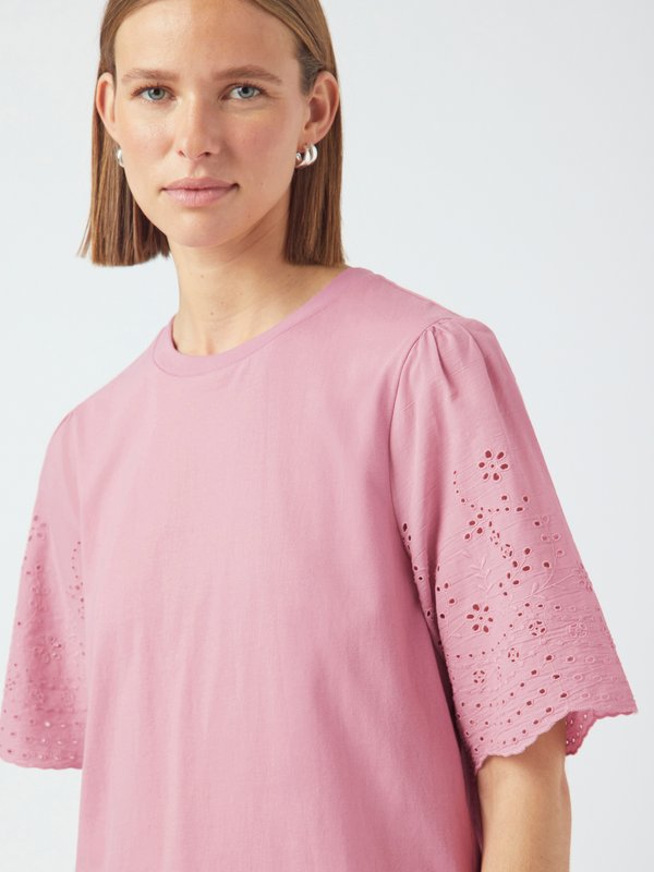YASLEX SLEEVES - Basic T-shirt - lilas2