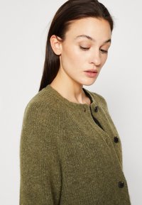 Selected Femme SLFLULU CARDIGAN - Gilet - dusky green