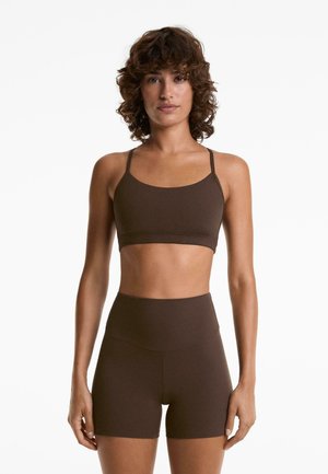 COMFORTLUX WITH CUPS - Sportski grudnjak s blagom potporom - brown