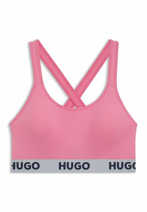 HUGO PADDED LOGO - Bustier - light red