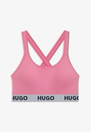 HUGO PADDED LOGO - Brassière - light red
