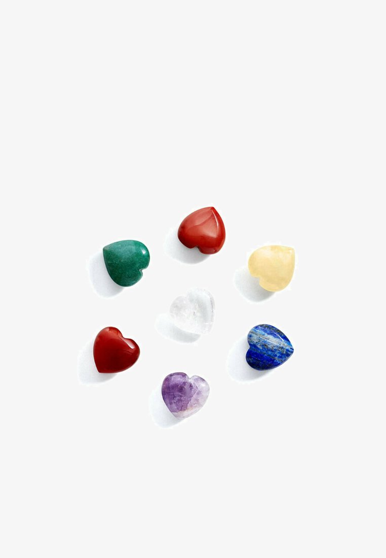 CRYSTALLOVE - 7 CHAKRAS- HEARTS - Huidverzorgingstool - multicoloured, Vergroten