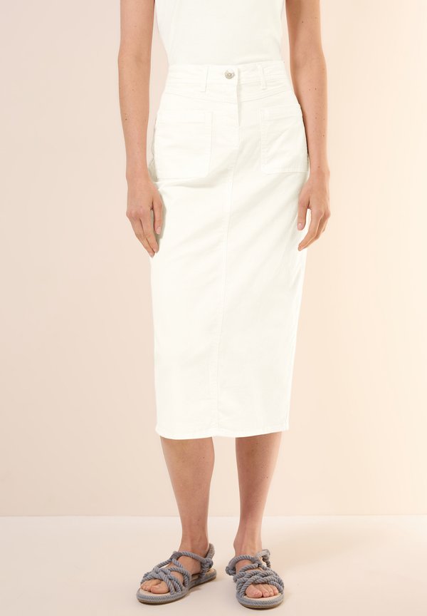 Jeansrock - weiß