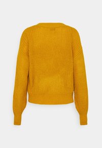 JDY JDYJUSTY SHORT CARDIGAN - Casaco de malha - harvest gold