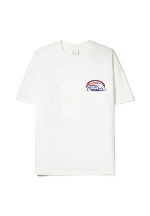 Bershka Print T-shirt - white