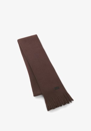 BOSS, ALBAS UNISEX - Bufanda - dark brown nine