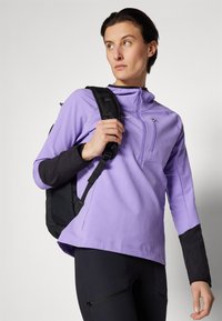 Mammut MADRIS LIGHT HALF ZIP HOODY WOMEN - Āra jaka - lavandin/black