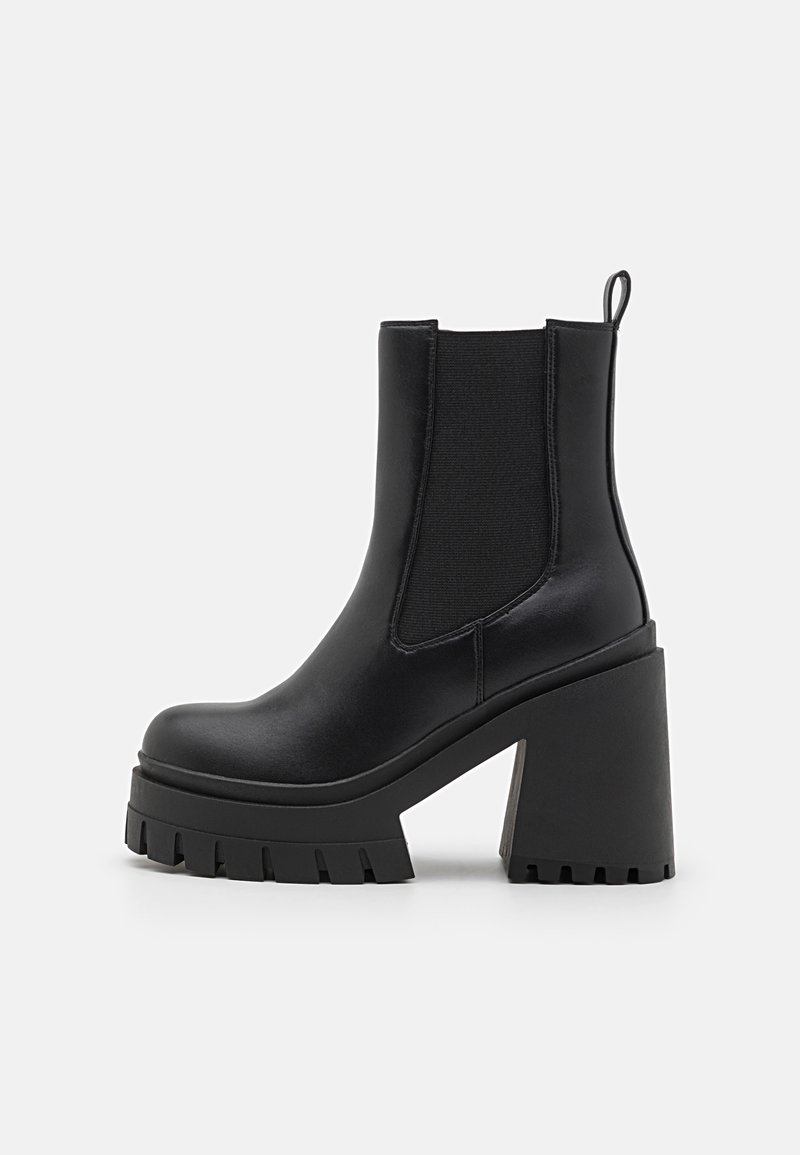 Even&Odd Wide Fit - Platform ankle boots - black, Enlarge