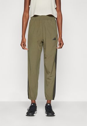 Joggebukse - olive strata/black