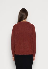 Selected Femme SLFLULU LS O-NECK B NOOS - Camisola - red