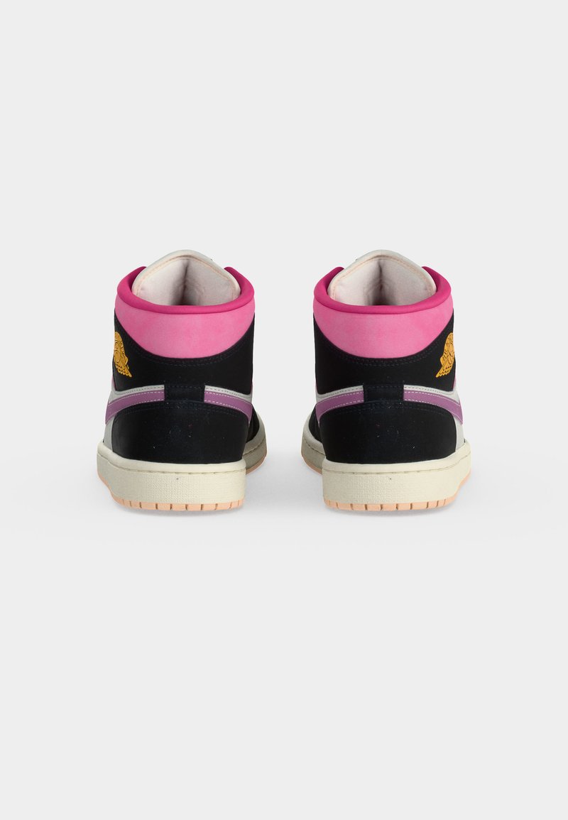 AIR JORDAN 1 MID SE - Vysoké tenisky - black/university gold-coloured/sail/pinksicle/iced carmine/crimson tint