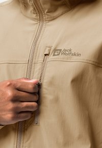 Jack Wolfskin Desert Wind Jacket Uomo - Giacca Antivento E Idrorepellente Blu Notte