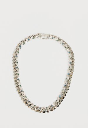 PRONG PAVE NECKLACE - Náhrdelník - white