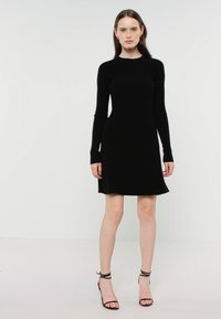 BOSS FIROKO - Strikket kjole - black