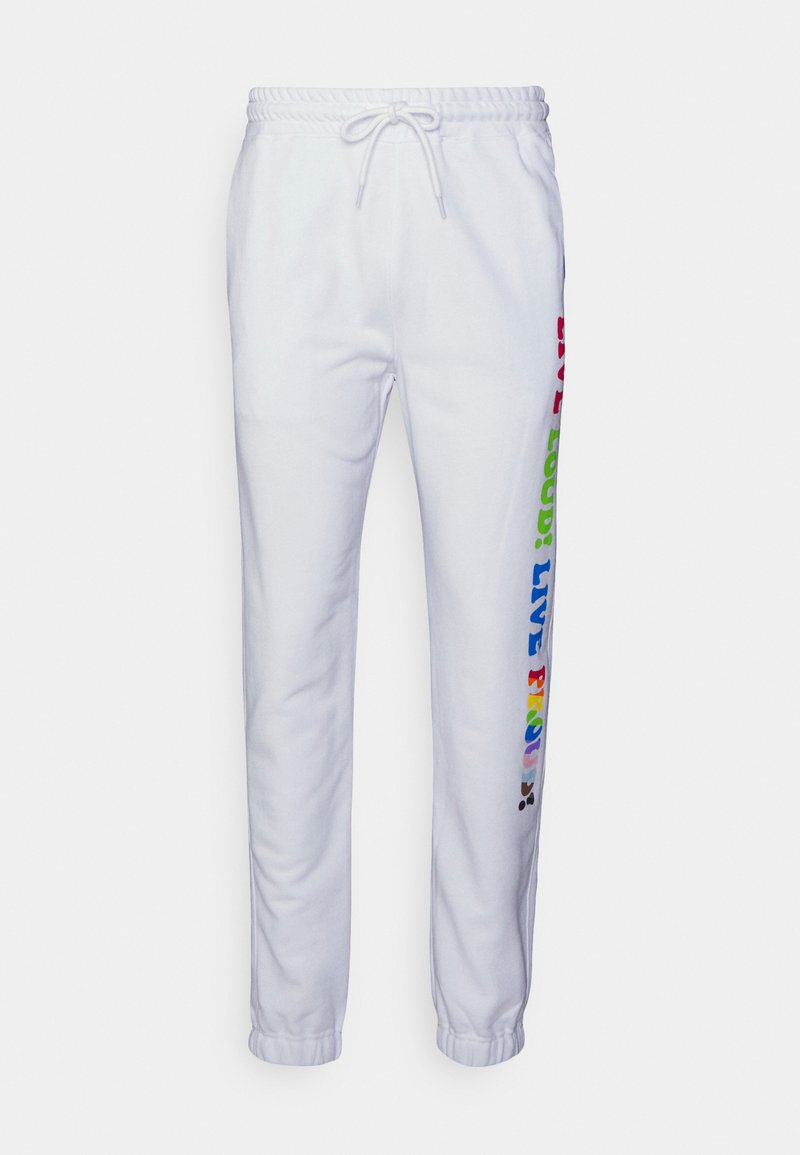 Hollister Co. PRIDE JOGGER UNISEX Tracksuit bottoms white Zalando.de