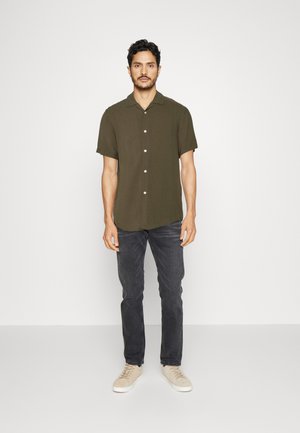 2 PACK - Camicia - olive/black