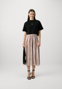 TWINSET SKIRT - Voltidega seelik - leo les beiges