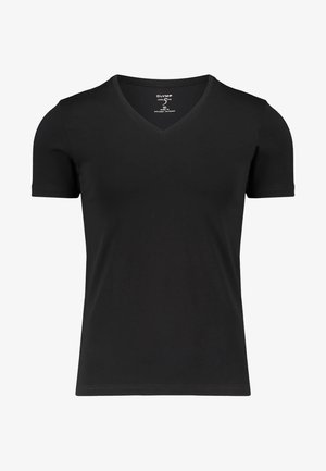 OLYMP HERREN UNTERHEMD KURZARM - T-Shirt basic - black