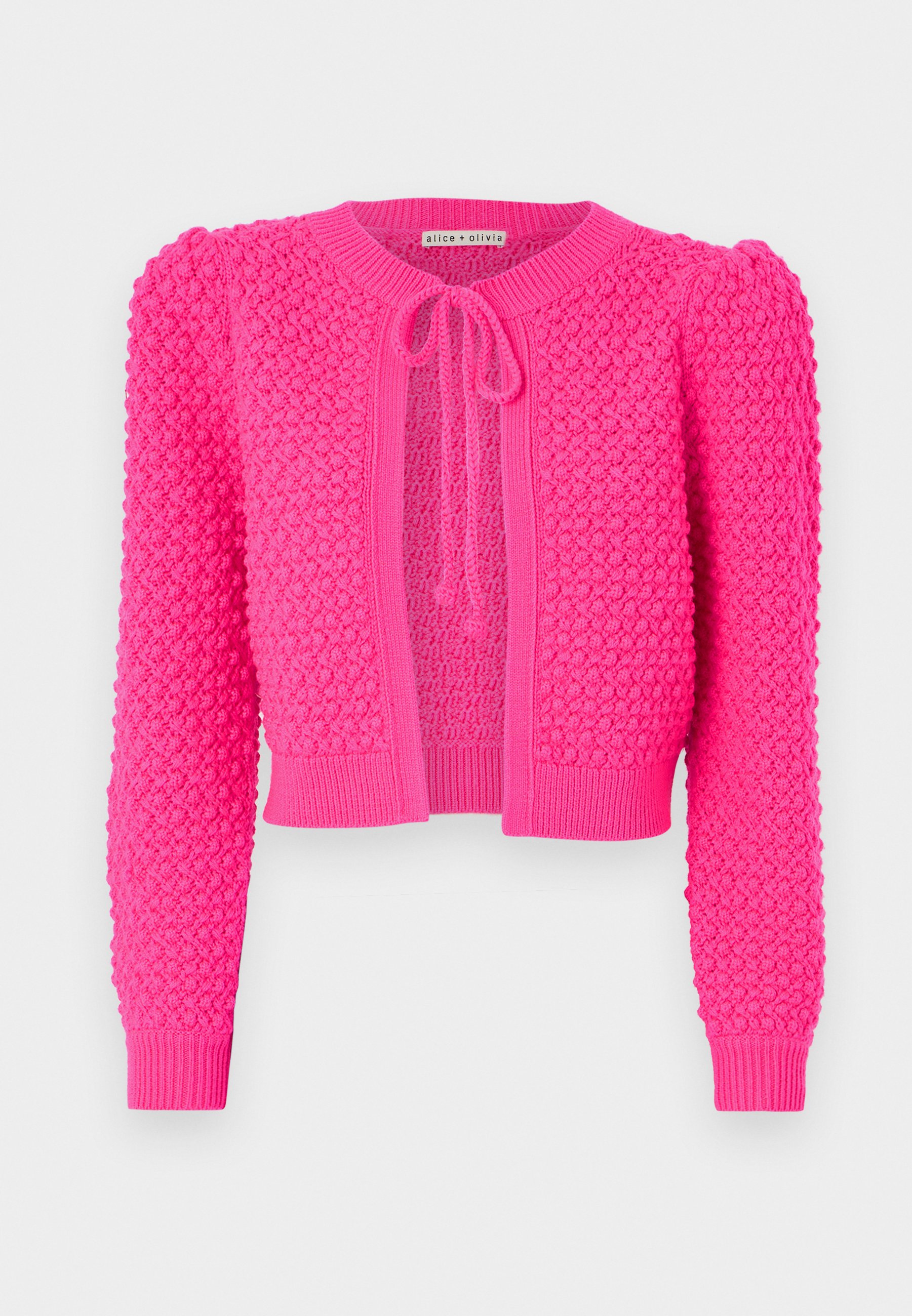 Alice + Olivia KITTY CARDIGAN - Cardigan - wild pink/pink