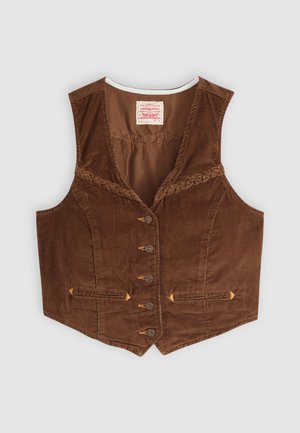 Levi's® BRAIDED VEST - Veste sans manches - carafe