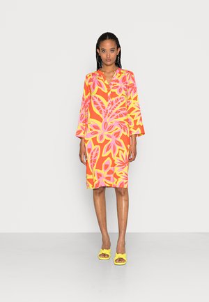 DRESS - Day dress - red/lemon flowers