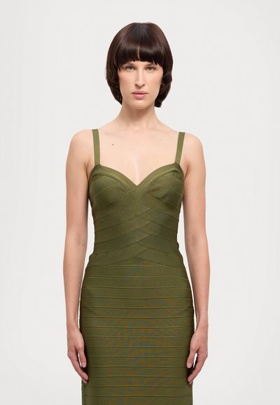 Hervé Léger THE MARIA DRESS - Rochie tip creion - green