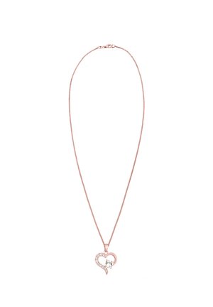 SPARKLING HEART LOVE - MIT KRISTALLEN VON SWAROVSKI® - Halskæder - rose gold-coloured