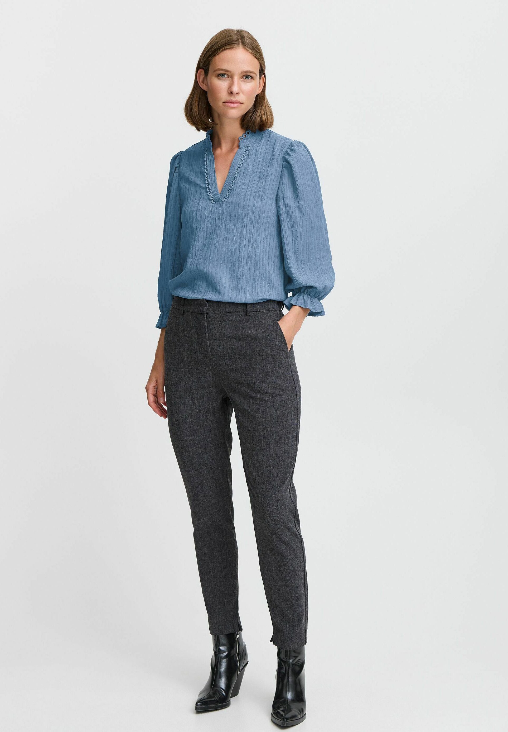 売れ筋商品|||ビーヤング シャツ レディース トップス BYJULIANA SS - Blouse - moonlight blue b.young BYJULIANA SS - Bluse - moonlight blue/blau - Zalando