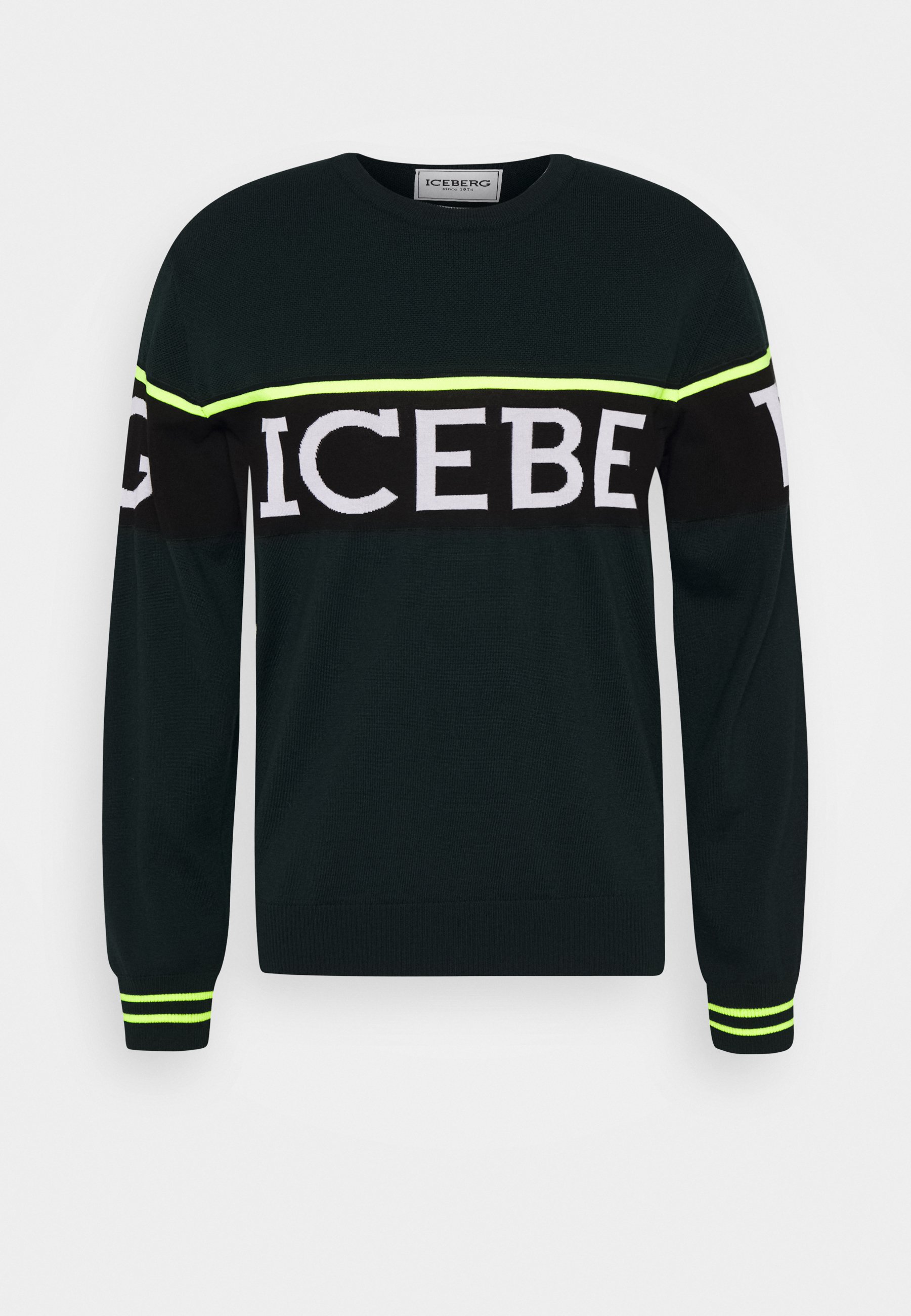 Iceberg GIROCOLLO Strikkegenser verdone Zalando.no Blu Strikkegenser | Fretex