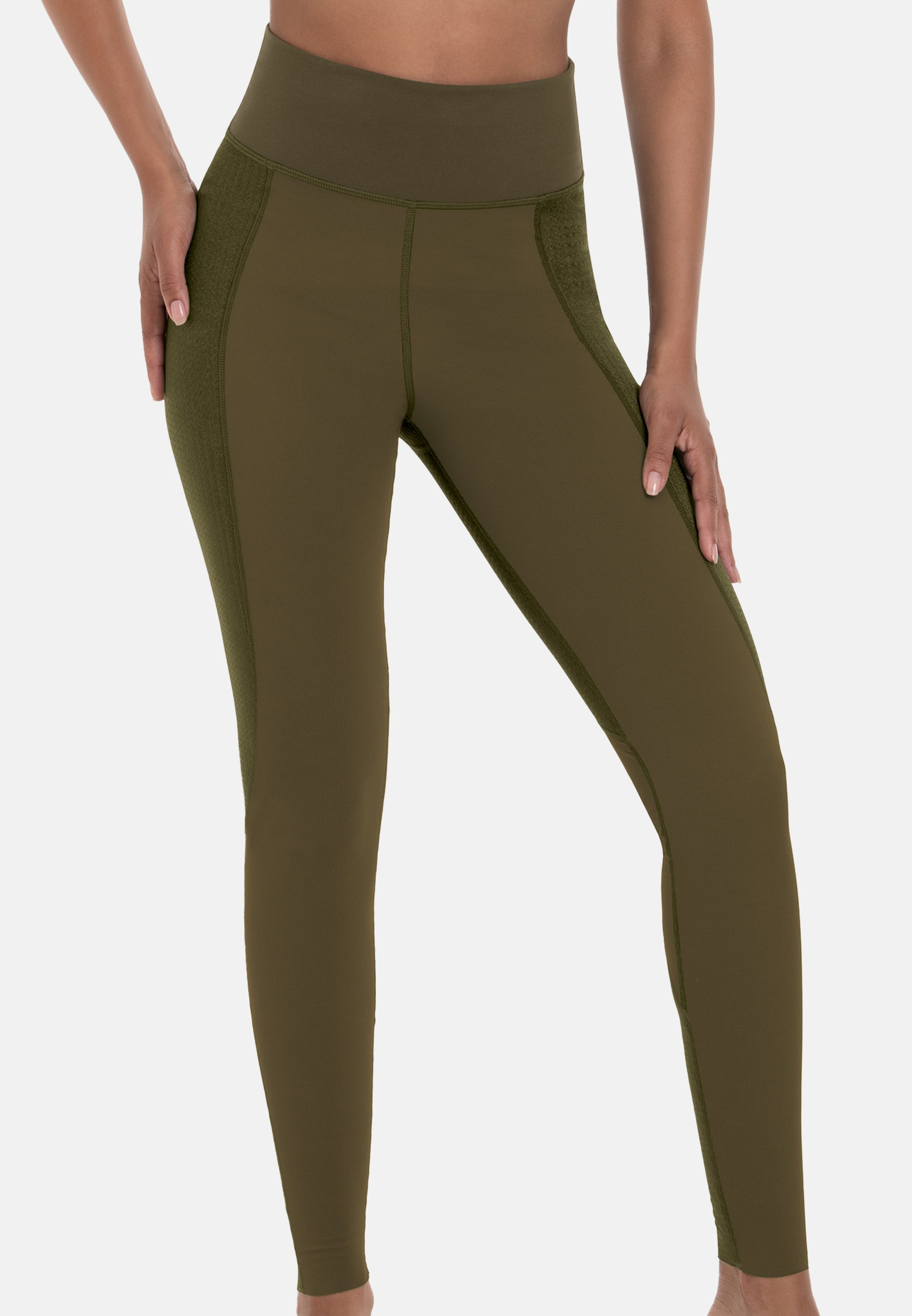 Anita SPORT COMPRESSION Legging (type pantalon) dark oliv/vert