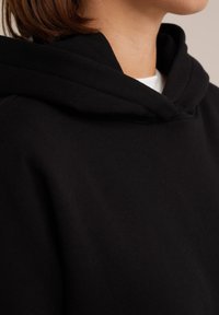 WE Fashion Pulover s kapuco - black