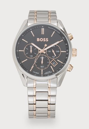 CHAMPION - Chronograph watch - silver-coloured/black
