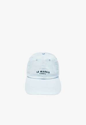 PULL&BEAR, LE MARAIS 1991 EMBROIDERED - CAP - Cap - light blue