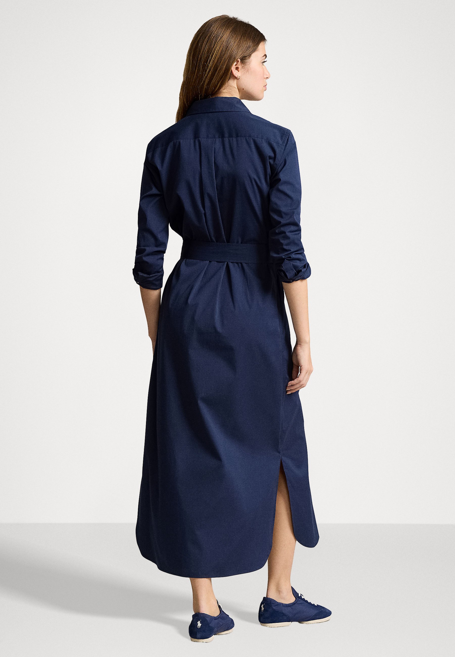 ★関税送料無料 RALPH Belted Cotton Midi Shirtdress Belted Cotton Midi Shirtdress