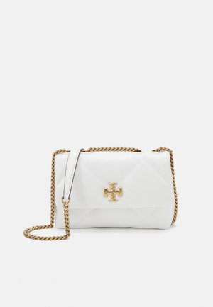 Tory Burch KIRA QUILT SMALL CONVERTIBLE SHOULDER BAG - Across body bag - blanc