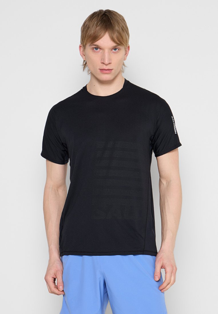 Salomon Sport T-shirt zwart