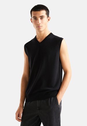 IN PURE MERINO  - Smanicato - black