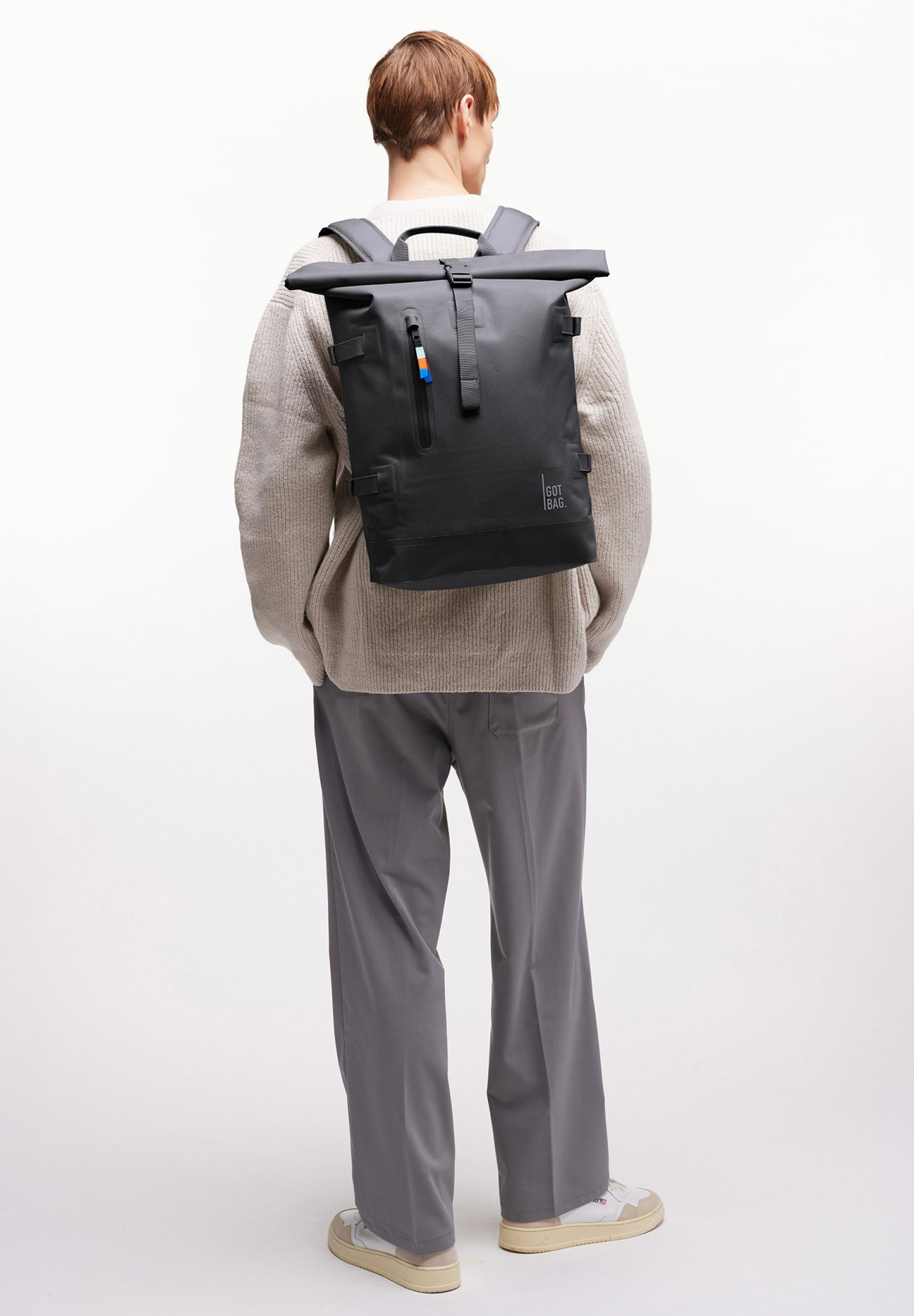 GOT BAG ROLLTOP LAPTOPFACH - Rucksack - shark/grey - Zalando
