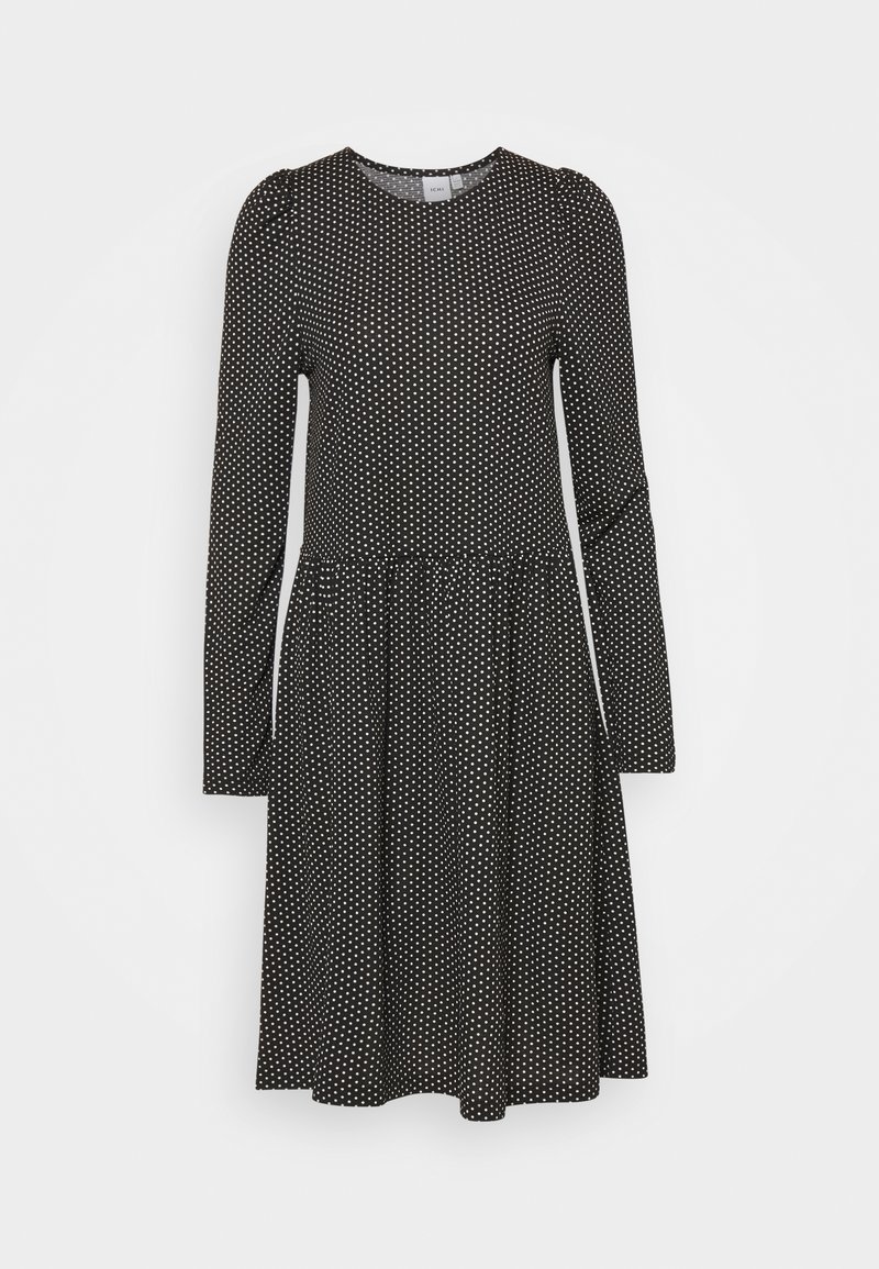 Ichi Jerseyjurk zwart denim/blackdenim Ichi Jerseyjurk zwart denim/blackdenim