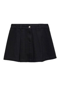 Mango Falda acampanada - black denim