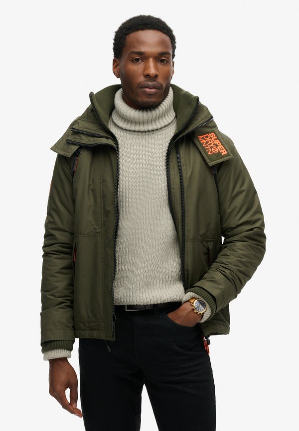 HOODED MOUNTAIN - Outdoorjacke - army khaki