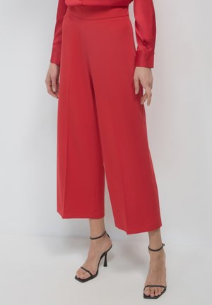 Calliope PALAZZO  - Trousers - rosso scuro