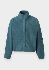JASPER RIDGE PEBBLED FLEECE SNAP - Fleecejacke - everblue