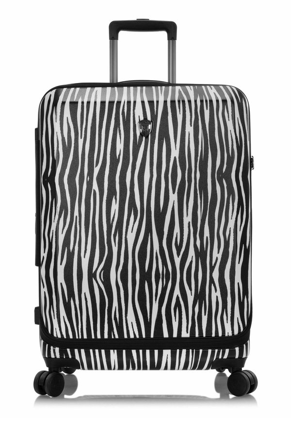 EZ FASHION 4 ROLLEN TROLLEY M 66 CM MIT DEHNFALTE - Boardcase - zebra