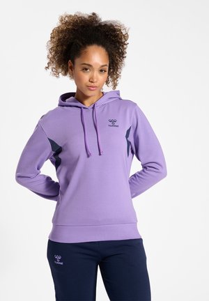 Hummel HMLMOVE GRID - Sweat à capuche - black/noir