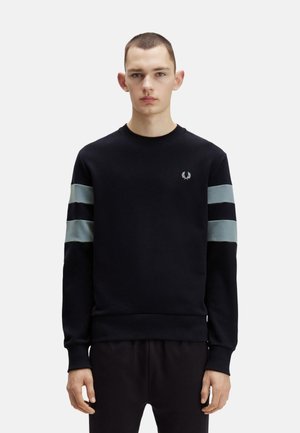 PEACHED TIPPED SLEEVE  - Sudadera - azul marino