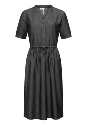 SHIRTKLEID CASAREA DENIM - Jeanskleid - black