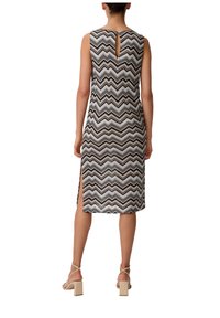 comma Freizeitkleid - beige/schwarz/weiß